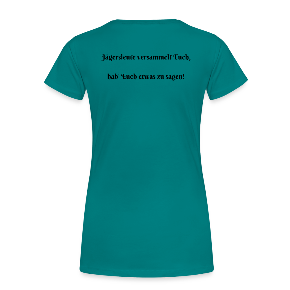 SauHunt T-Shirt für Sie (Premium) - Sammeln - Divablau