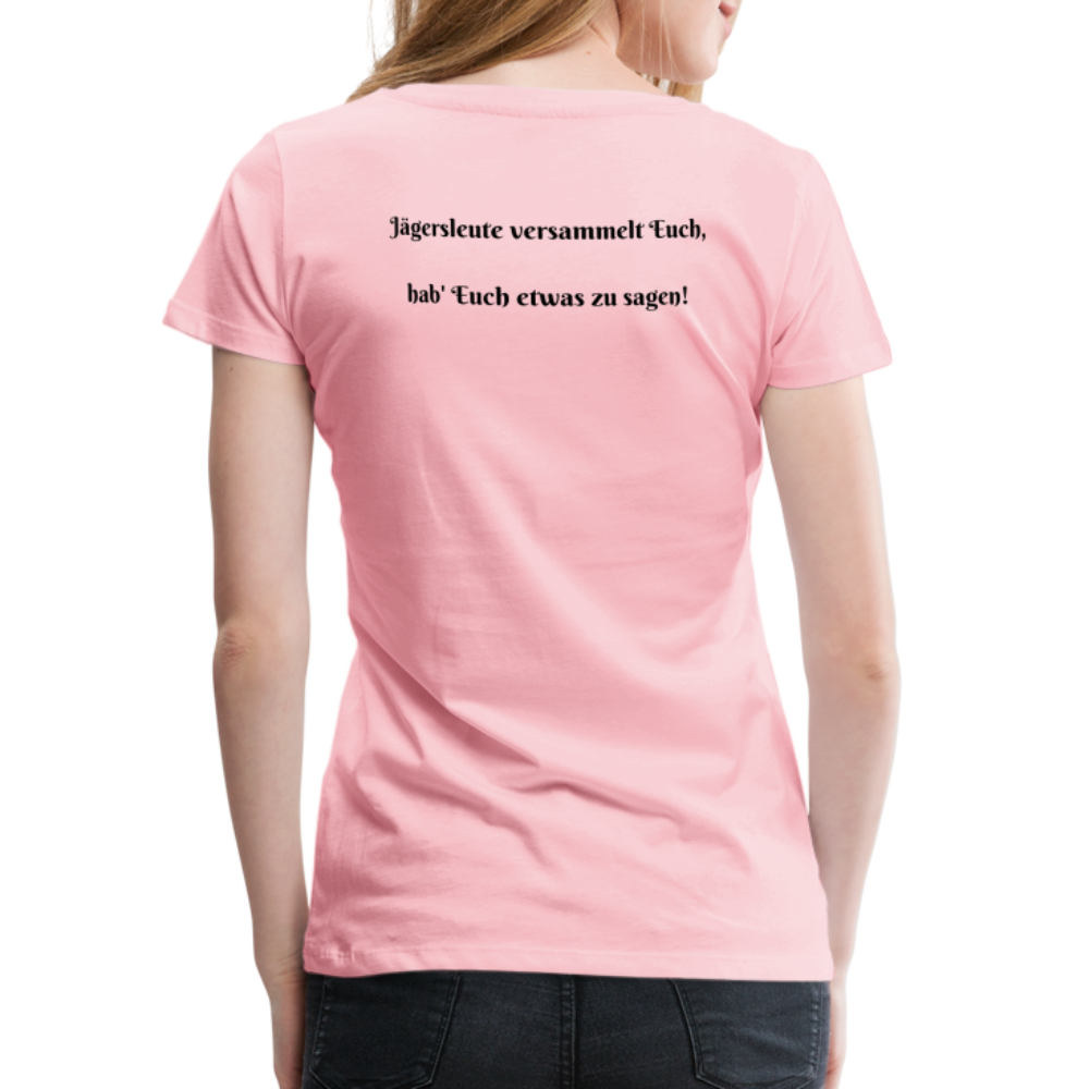 SauHunt T-Shirt für Sie (Premium) - Sammeln - Hellrosa