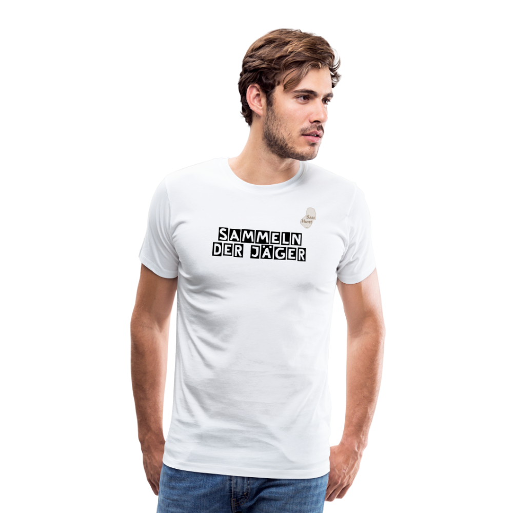 SauHunt T-Shirt (Premium) - Sammeln - weiß