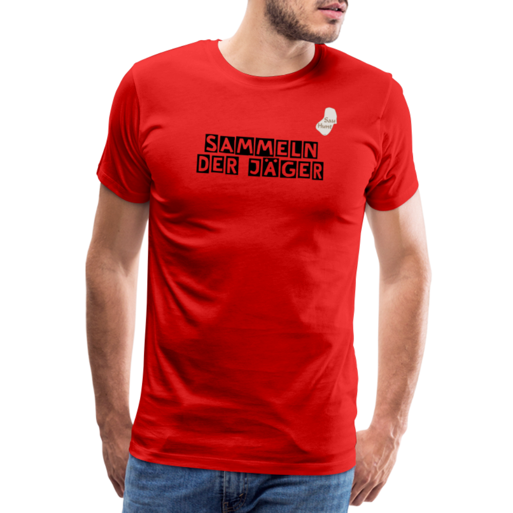 SauHunt T-Shirt (Premium) - Sammeln - Rot