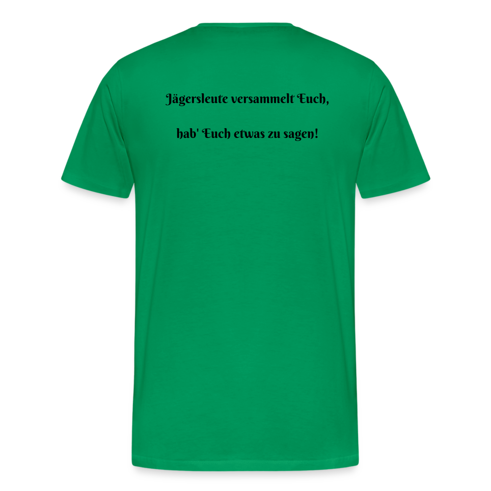 SauHunt T-Shirt (Premium) - Sammeln - Kelly Green