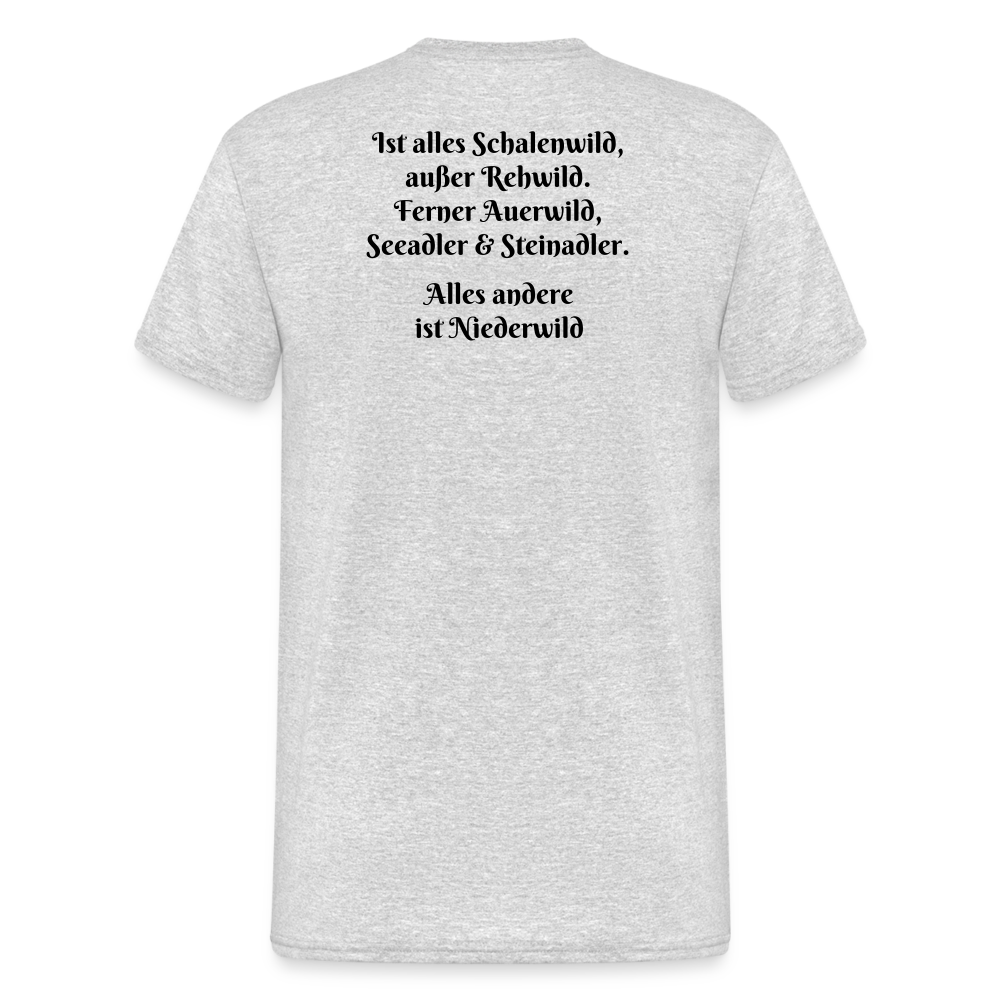 Jagd T-Shirt (Gildan) - Hochwild - Grau meliert