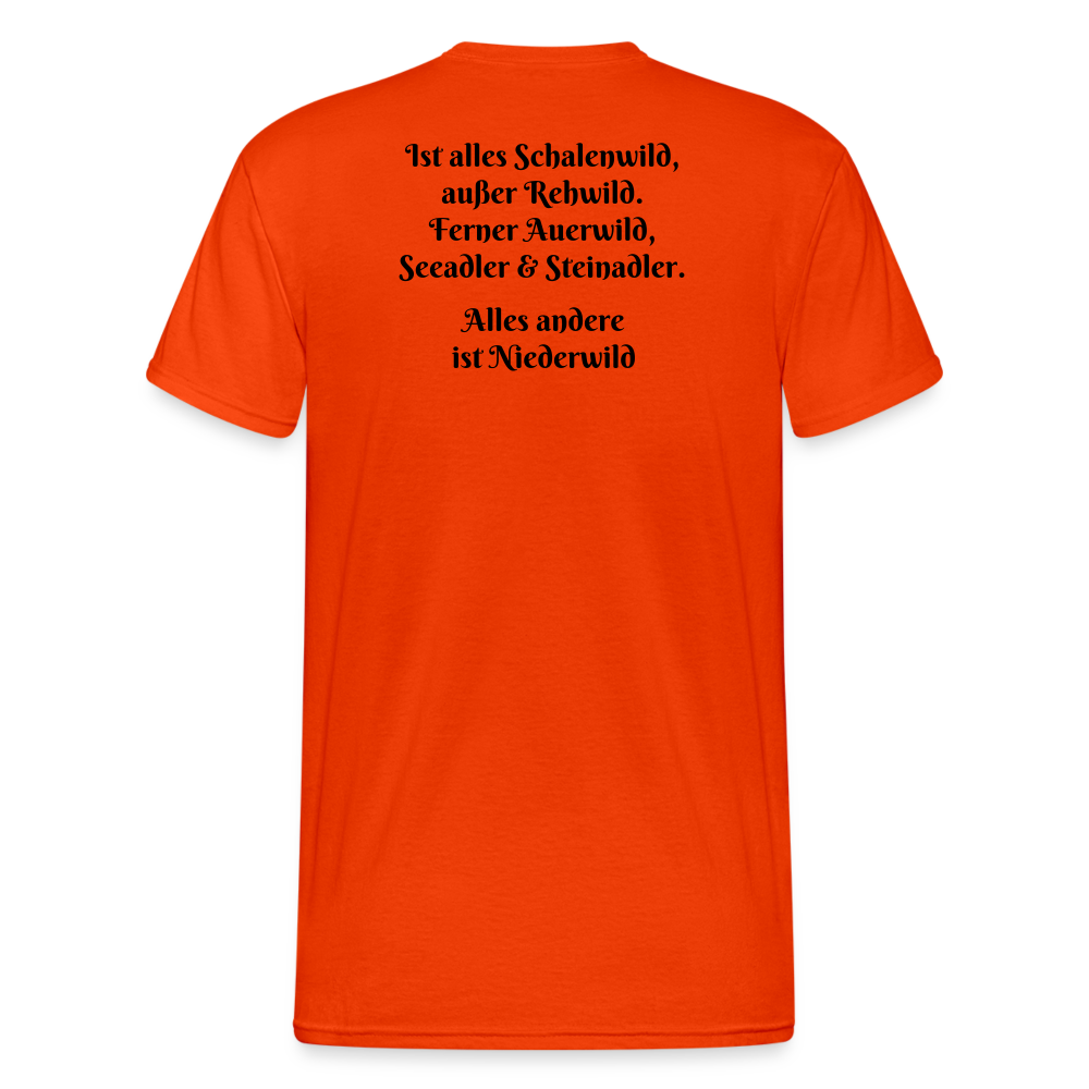 Jagd T-Shirt (Gildan) - Hochwild - kräftig Orange