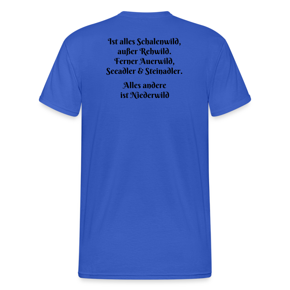 Jagd T-Shirt (Gildan) - Hochwild - Königsblau