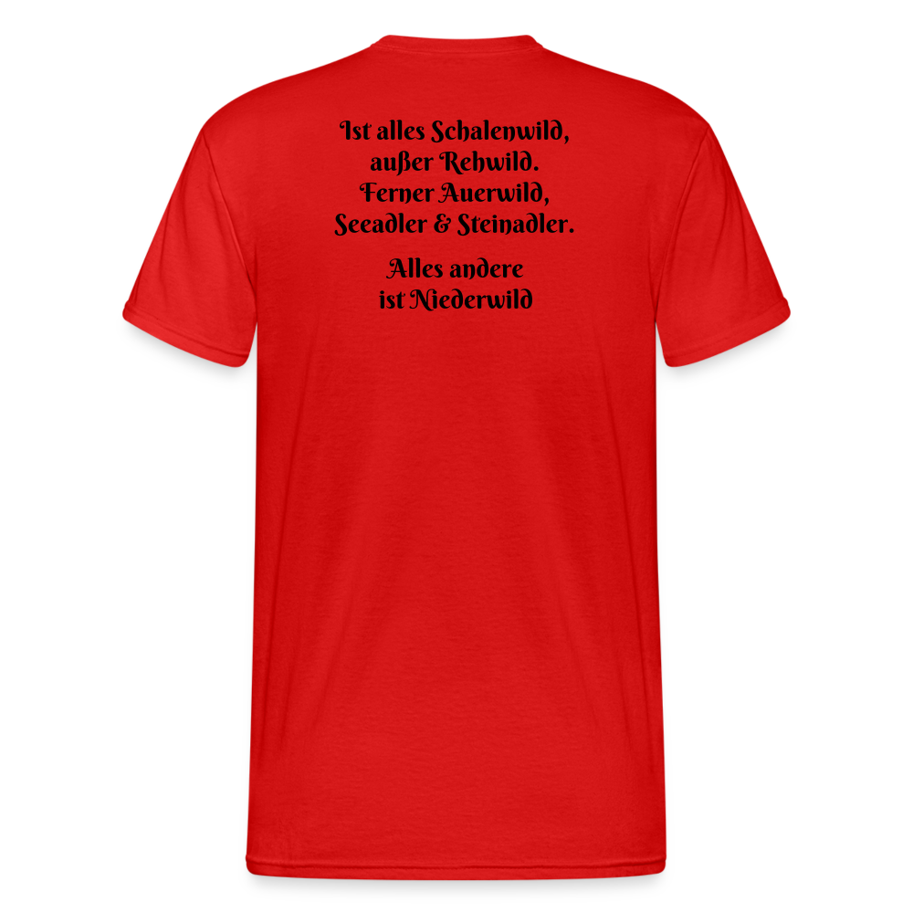 Jagd T-Shirt (Gildan) - Hochwild - Rot