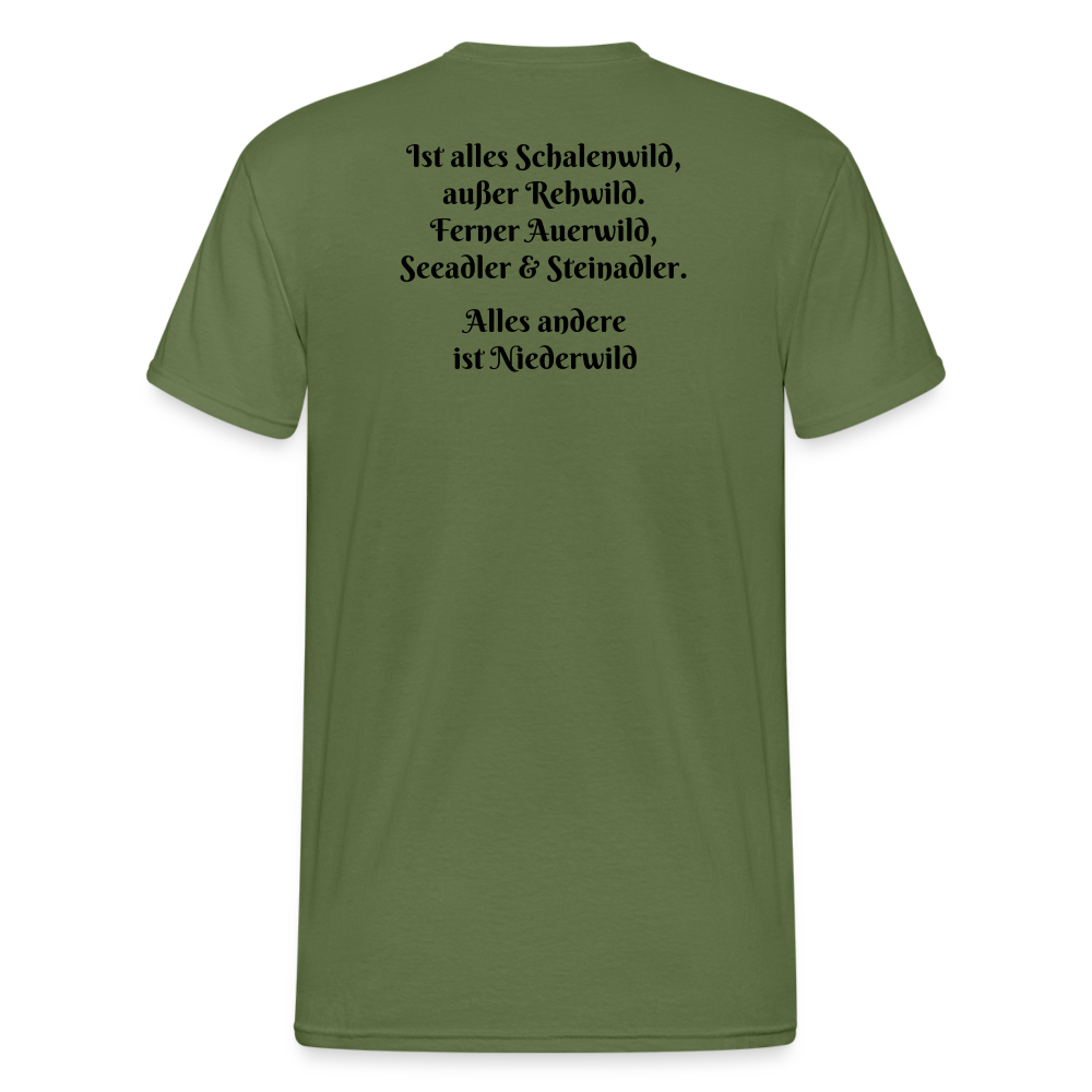 Jagd T-Shirt (Gildan) - Hochwild - Militärgrün