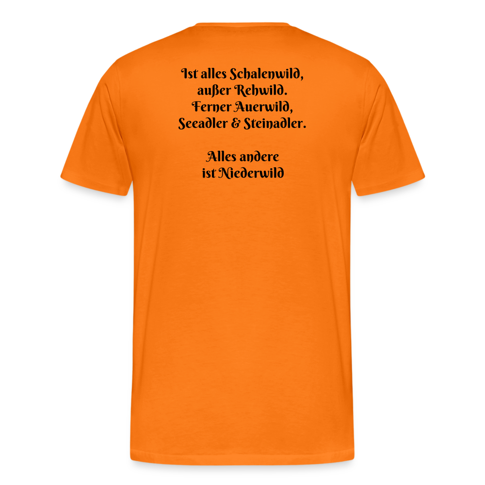 Jagd T-Shirt (Premium) - Hochwild - Orange