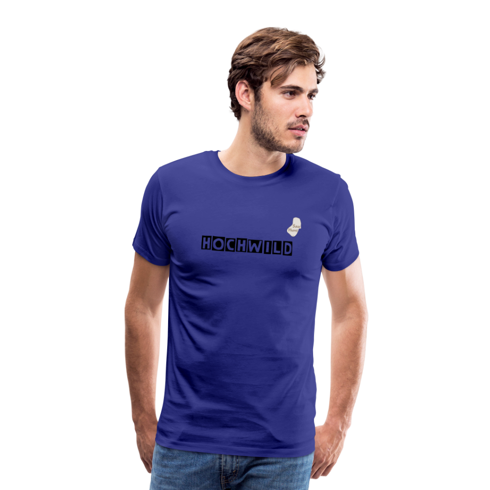 Jagd T-Shirt (Premium) - Hochwild - Königsblau