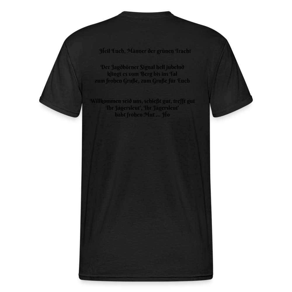 SauHunt T-Shirt (Gildan) - Begrüßung - Schwarz