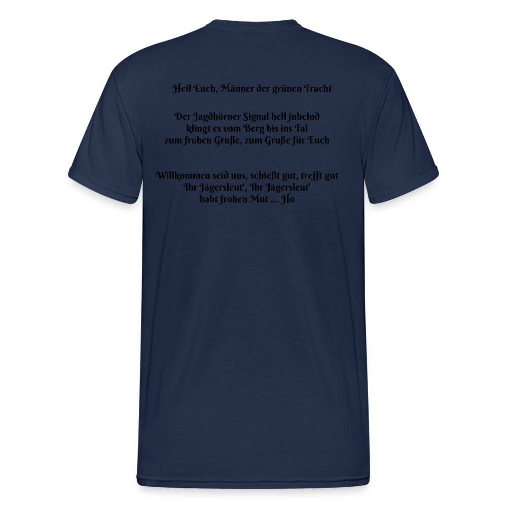 SauHunt T-Shirt (Gildan) - Begrüßung - Navy