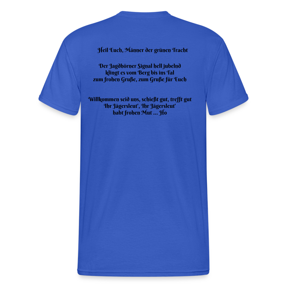 SauHunt T-Shirt (Gildan) - Begrüßung - Königsblau