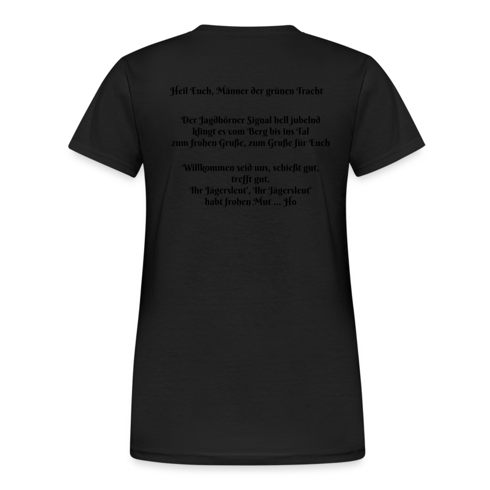SauHunt T-Shirt für Sie (Gildan) - Begrüßung - Schwarz