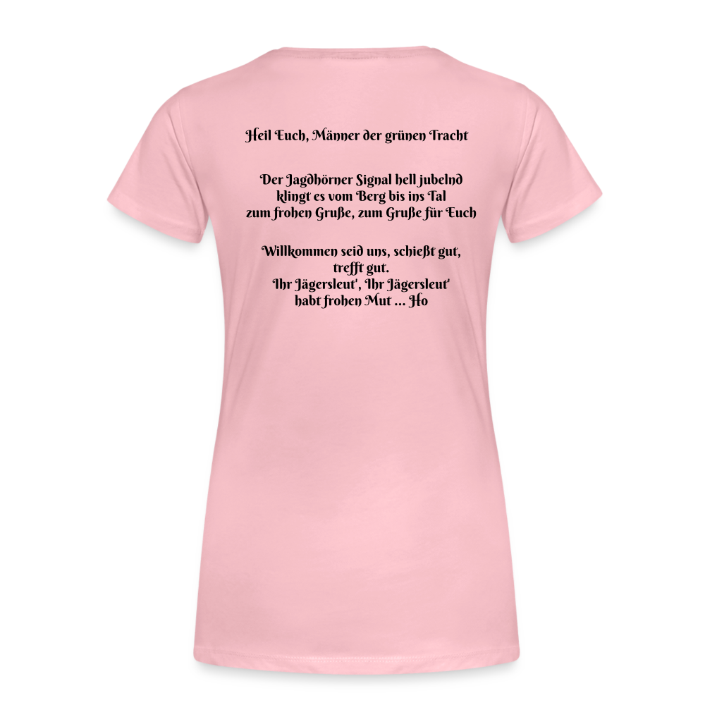SauHunt T-Shirt für Sie (Premium) - Begrüßung - Hellrosa