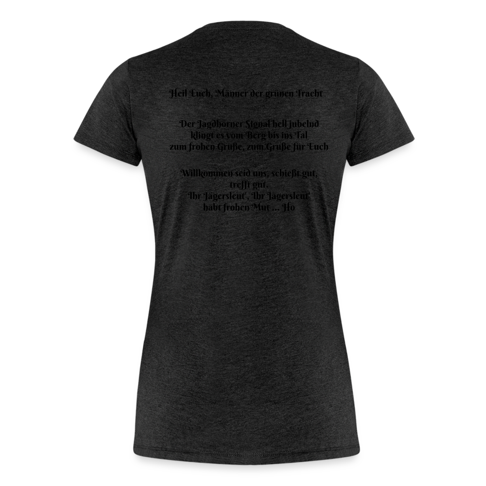 SauHunt T-Shirt für Sie (Premium) - Begrüßung - Anthrazit