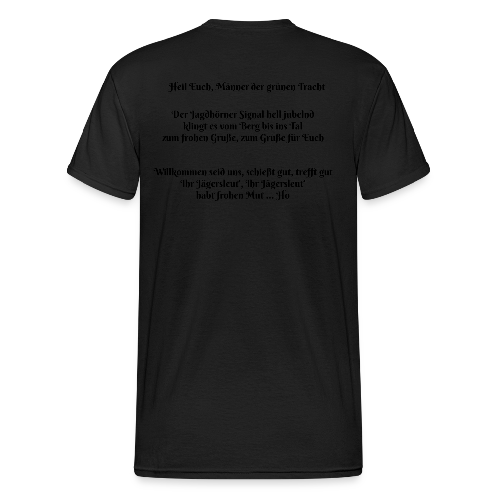 SauHunt T-Shirt (Premium) - Begrüßung - Schwarz