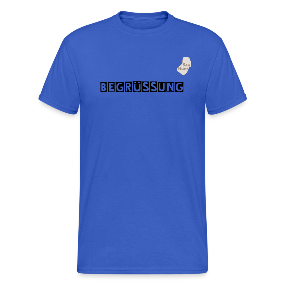 SauHunt T-Shirt (Premium) - Begrüßung - Königsblau