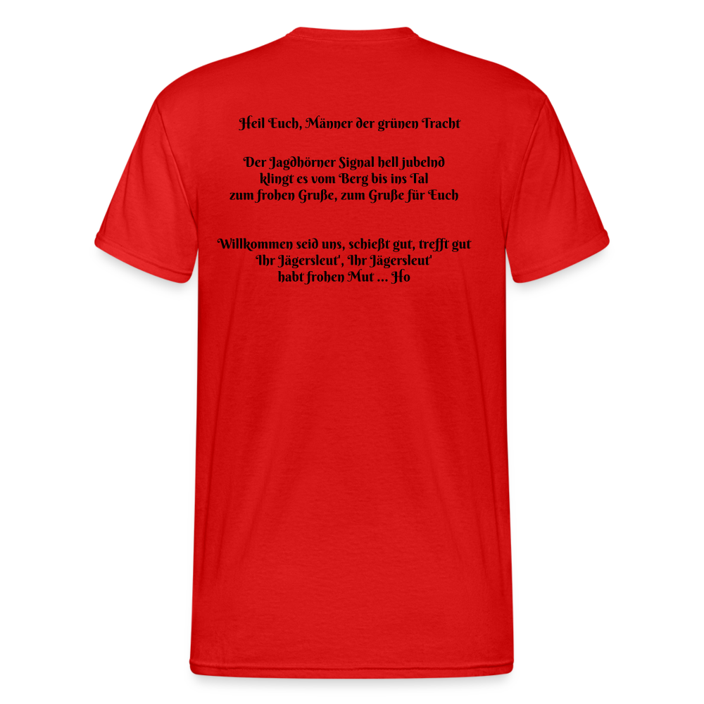 SauHunt T-Shirt (Premium) - Begrüßung - Rot