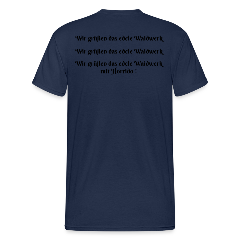 SauHunt T-Shirt (Gildan) - Halali - Navy