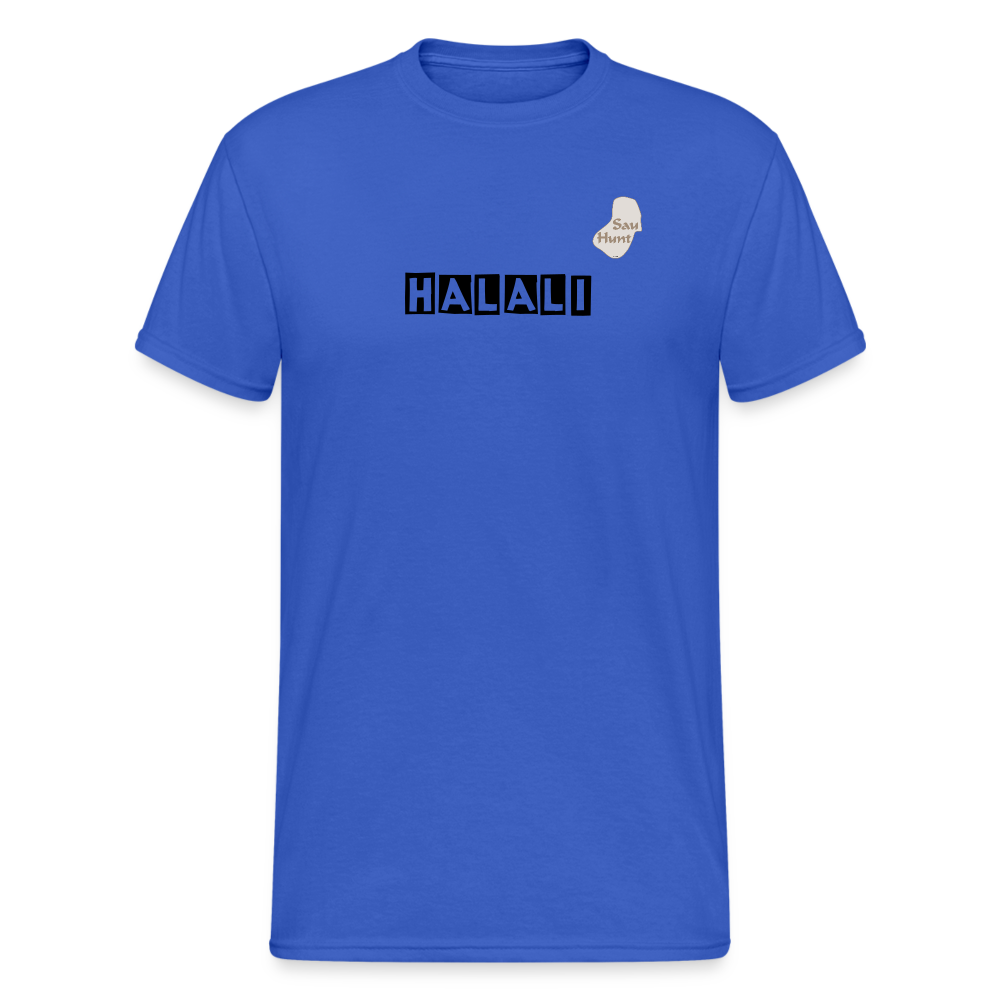 SauHunt T-Shirt (Gildan) - Halali - Königsblau
