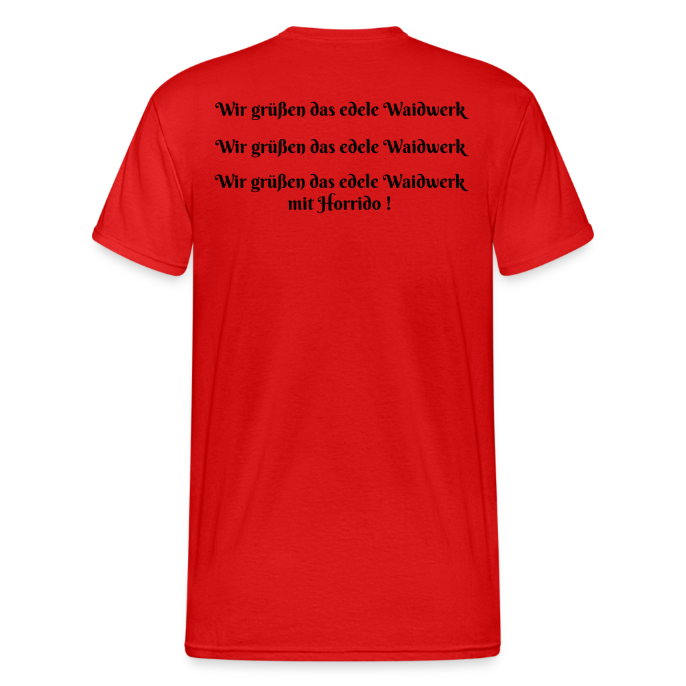 SauHunt T-Shirt (Gildan) - Halali - Rot