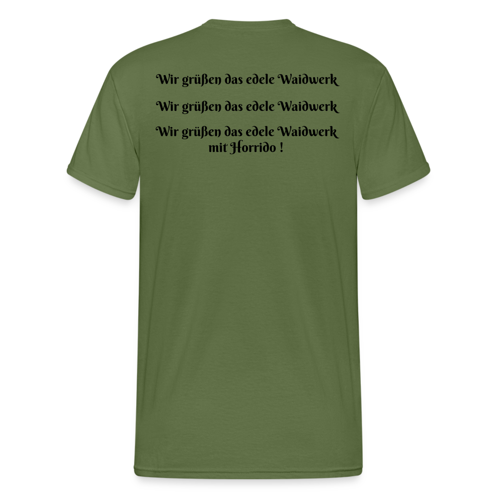 SauHunt T-Shirt (Gildan) - Halali - Militärgrün