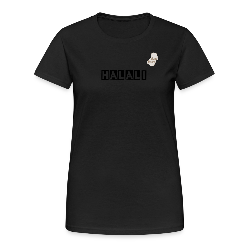 SauHunt T-Shirt für Sie (Gildan) - Halali - Schwarz
