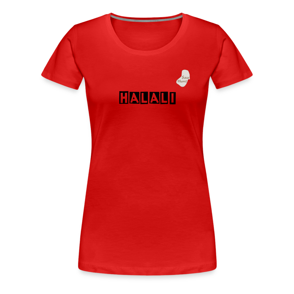 SauHunt T-Shirt für Sie (Premium) - Halali - Rot