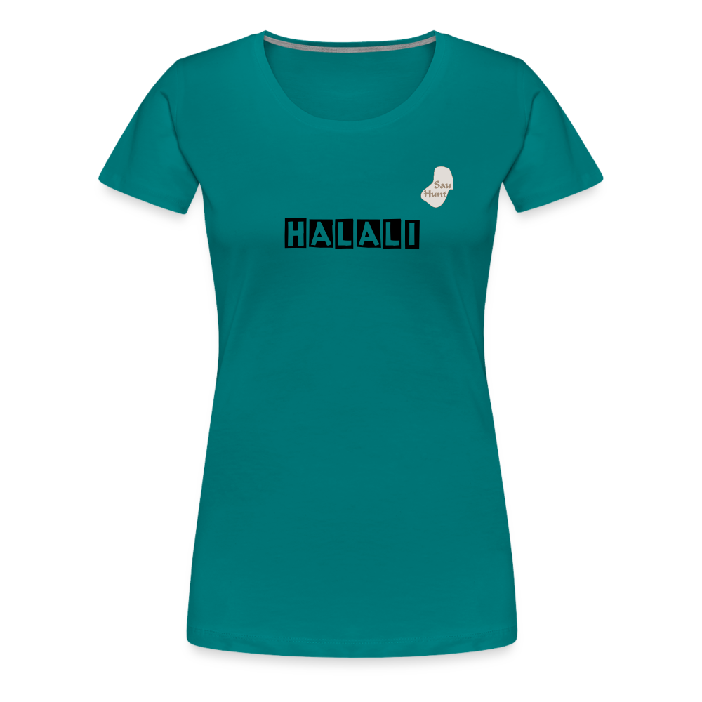SauHunt T-Shirt für Sie (Premium) - Halali - Divablau