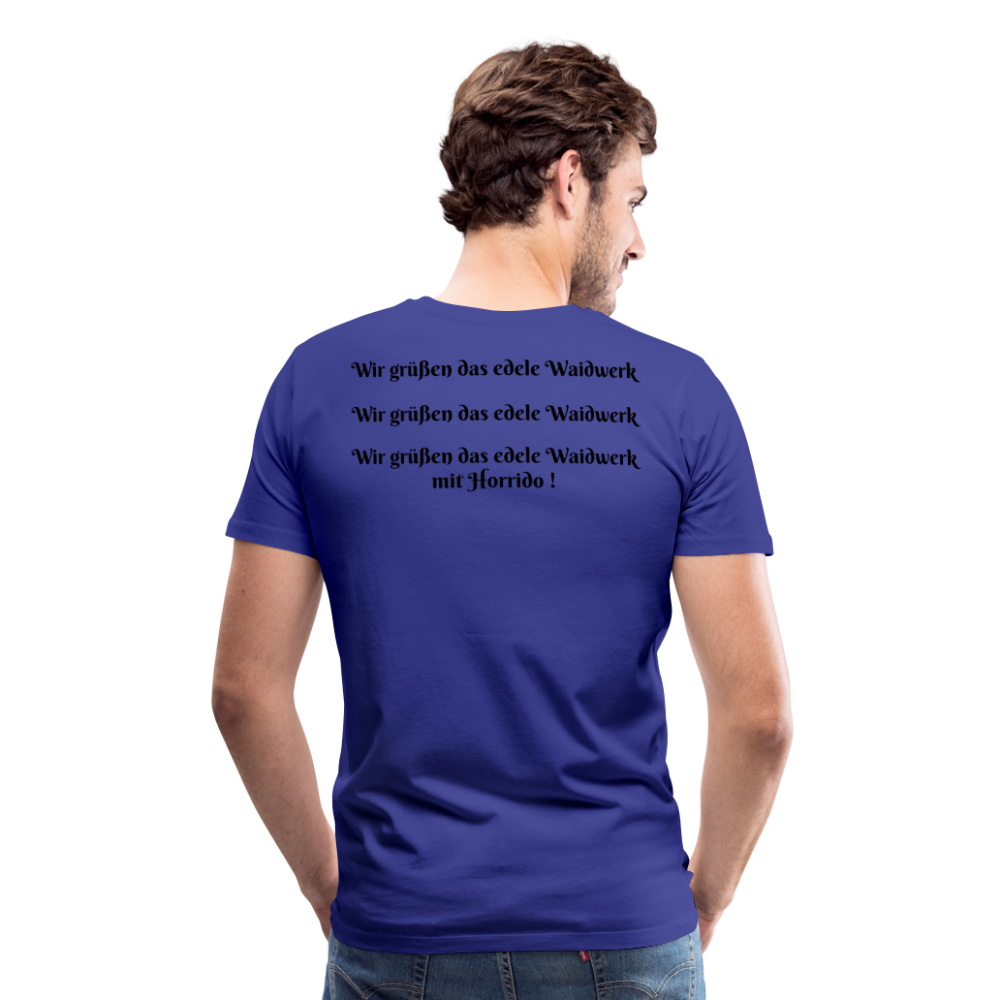SauHunt T-Shirt (Premium) - Halali - Königsblau