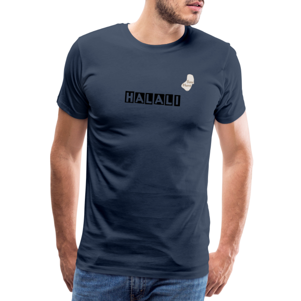 SauHunt T-Shirt (Premium) - Halali - Navy