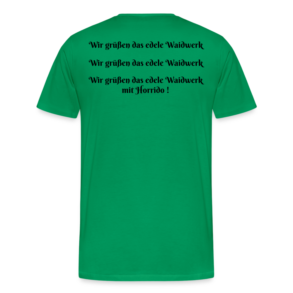 SauHunt T-Shirt (Premium) - Halali - Kelly Green