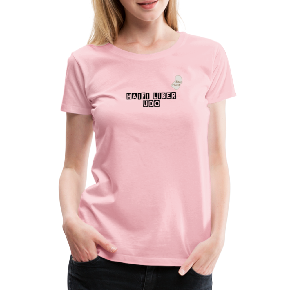 Jagdwelt T-Shirt für Sie (Premium) - Halbschatt - Hellrosa