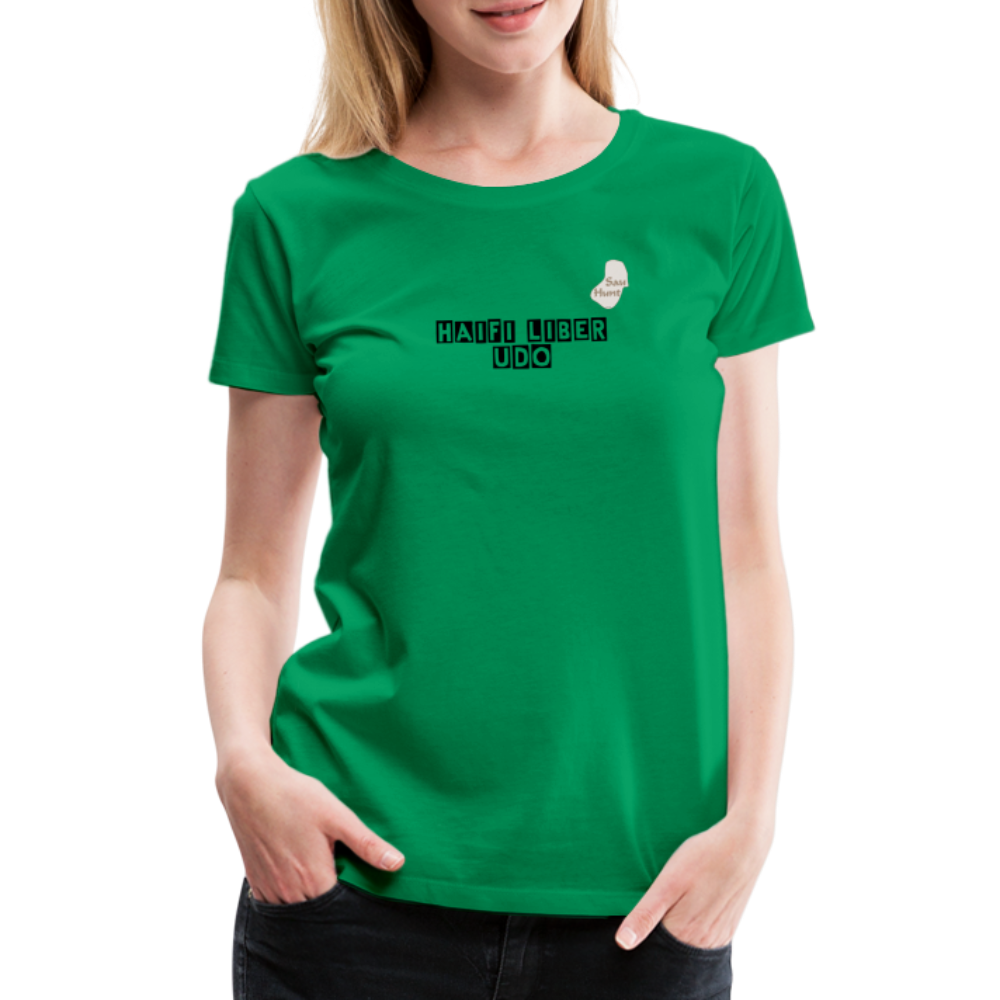 Jagdwelt T-Shirt für Sie (Premium) - Halbschatt - Kelly Green
