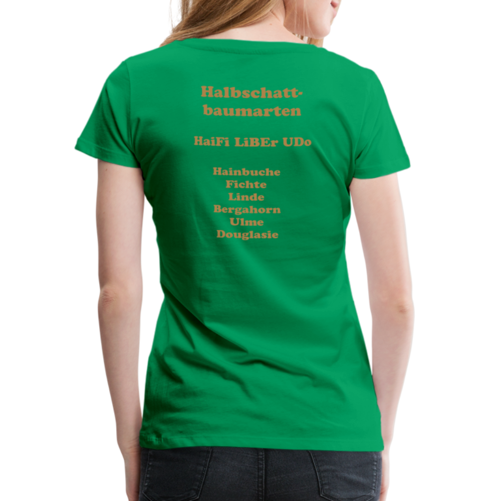 Jagdwelt T-Shirt für Sie (Premium) - Halbschatt - Kelly Green