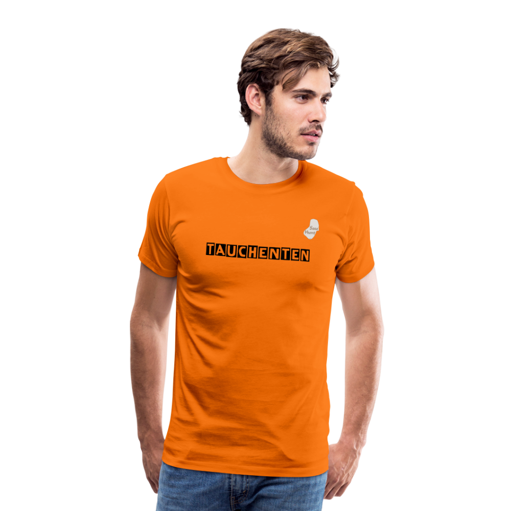 SauHunt T-Shirt (Premium) - Tauchenten - Orange