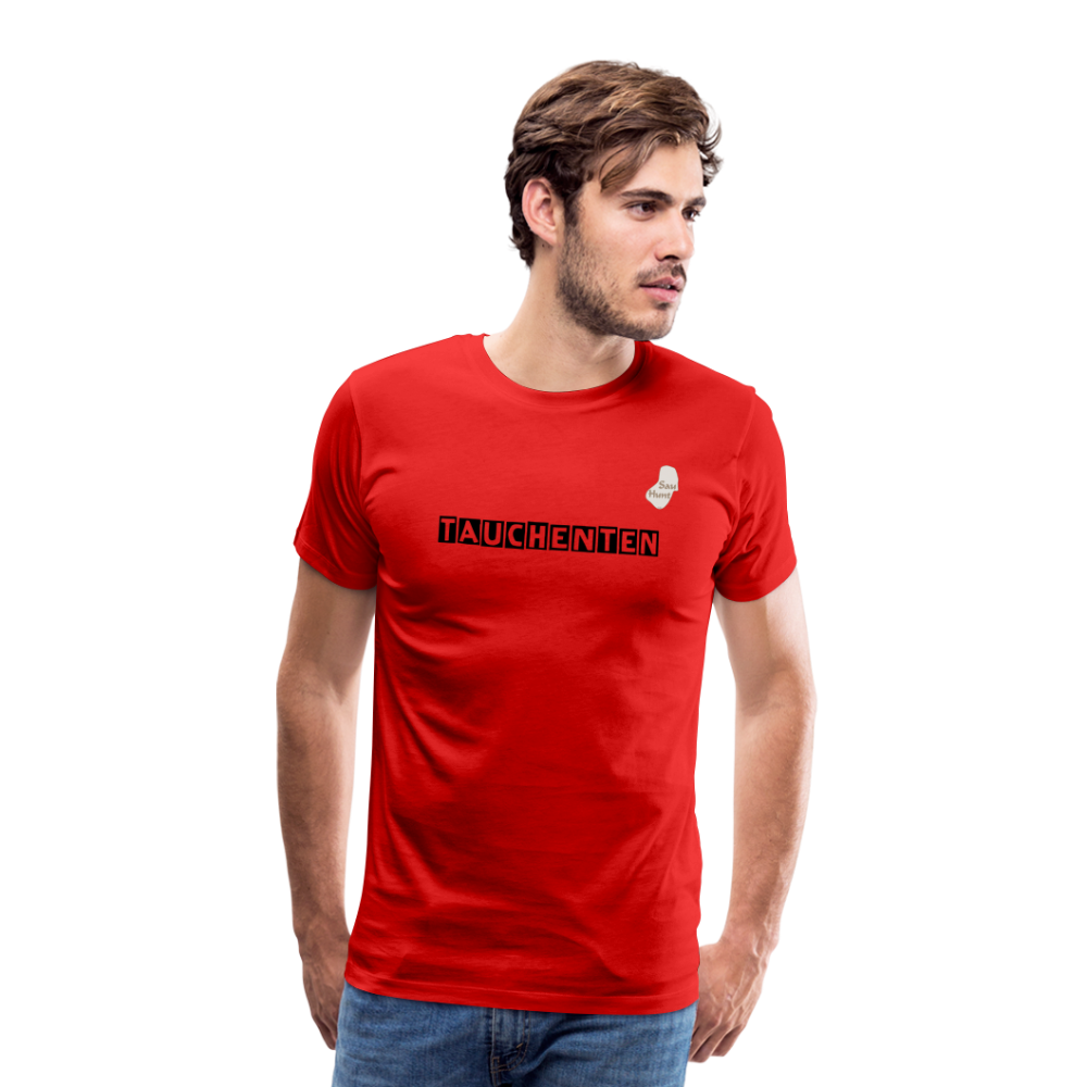 SauHunt T-Shirt (Premium) - Tauchenten - Rot
