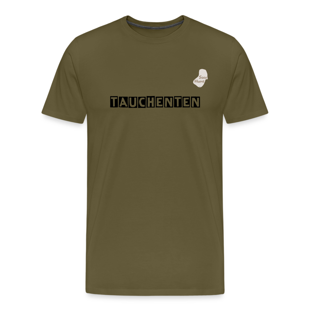 SauHunt T-Shirt (Premium) - Tauchenten - Khaki