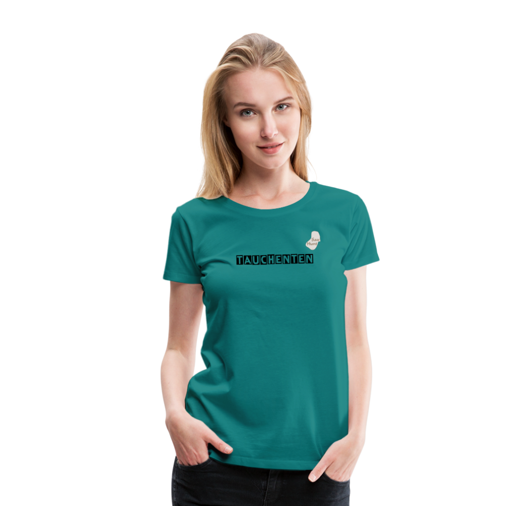 SauHunt T-Shirt für Sie (Premium) - Tauchenten - Divablau