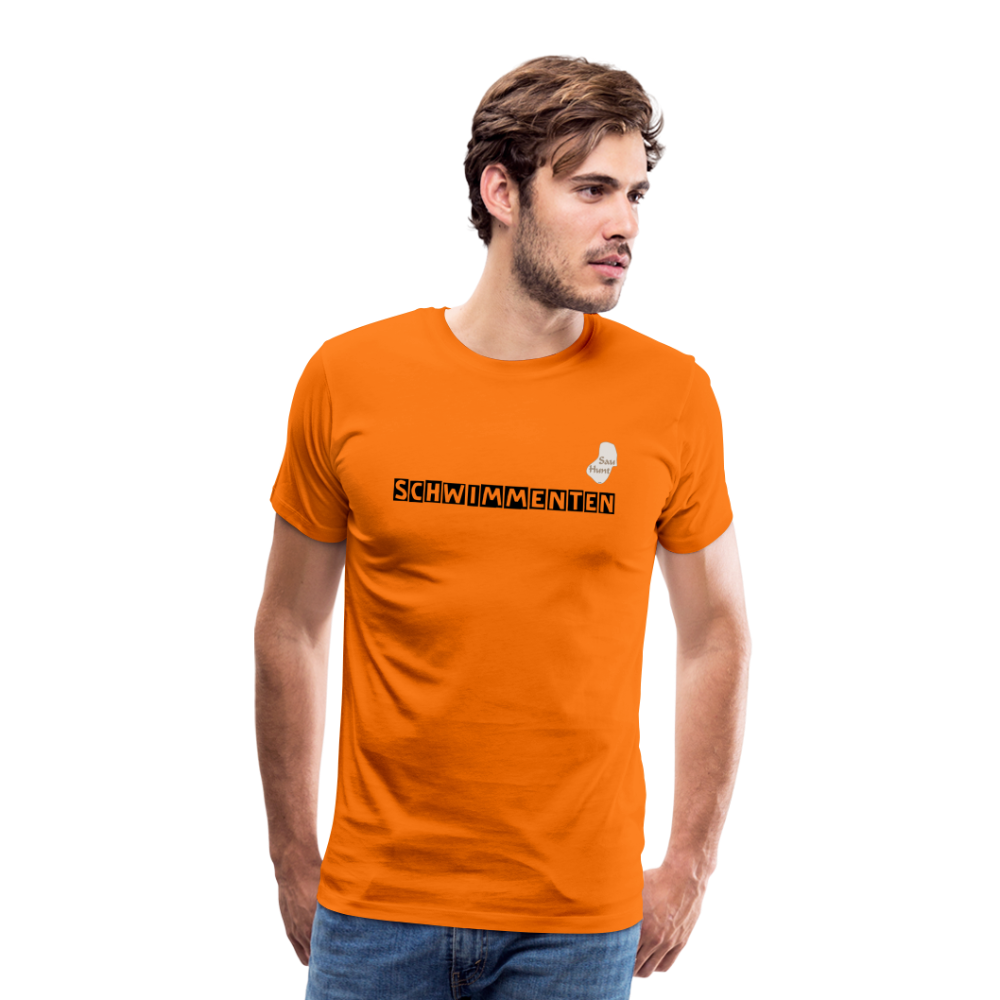 SauHunt T-Shirt (Premium) - Schwimmenten - Orange