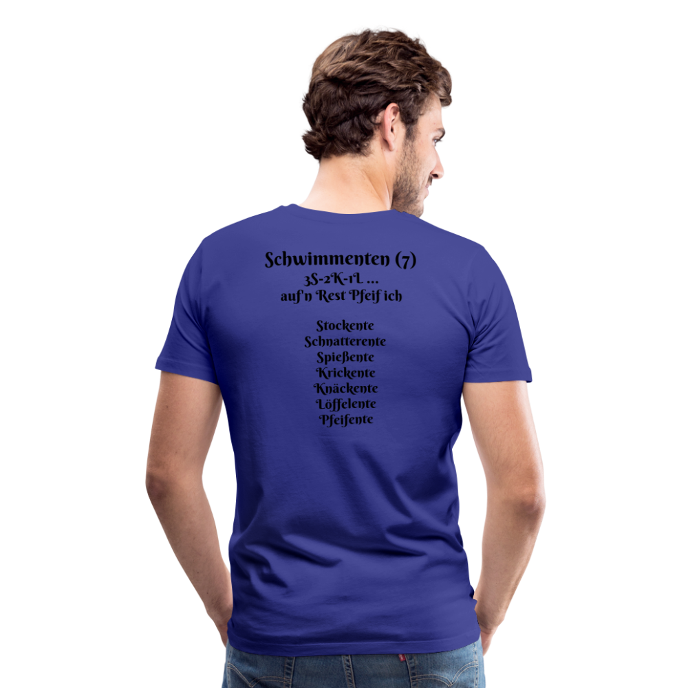 SauHunt T-Shirt (Premium) - Schwimmenten - Königsblau