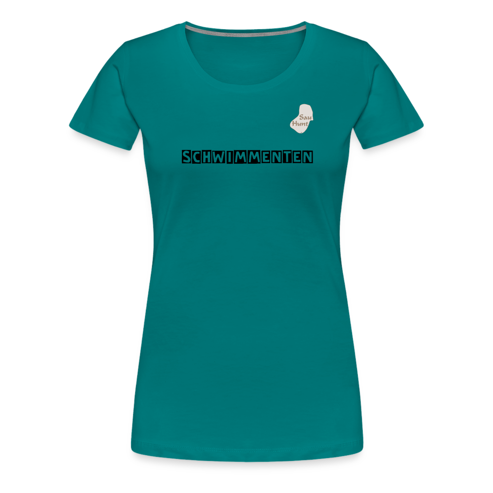 SauHunt T-Shirt für Sie (Premium) - Schwimmenten - Divablau