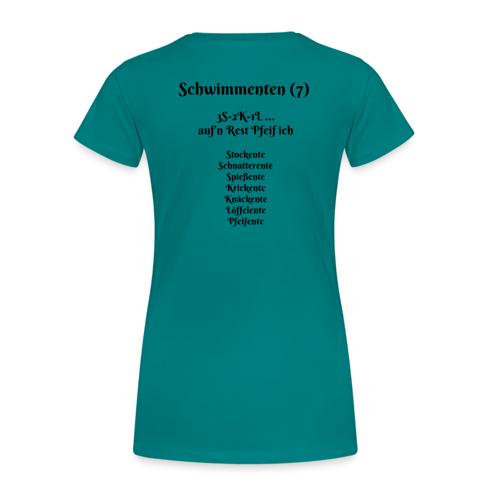 SauHunt T-Shirt für Sie (Premium) - Schwimmenten - Divablau