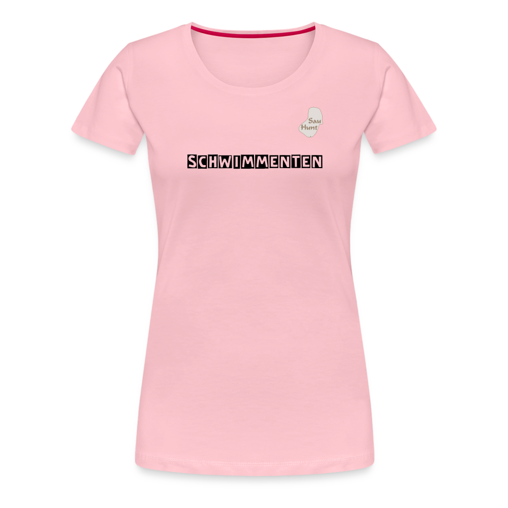 SauHunt T-Shirt für Sie (Premium) - Schwimmenten - Hellrosa