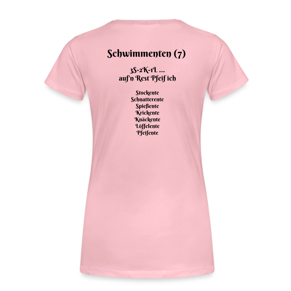 SauHunt T-Shirt für Sie (Premium) - Schwimmenten - Hellrosa