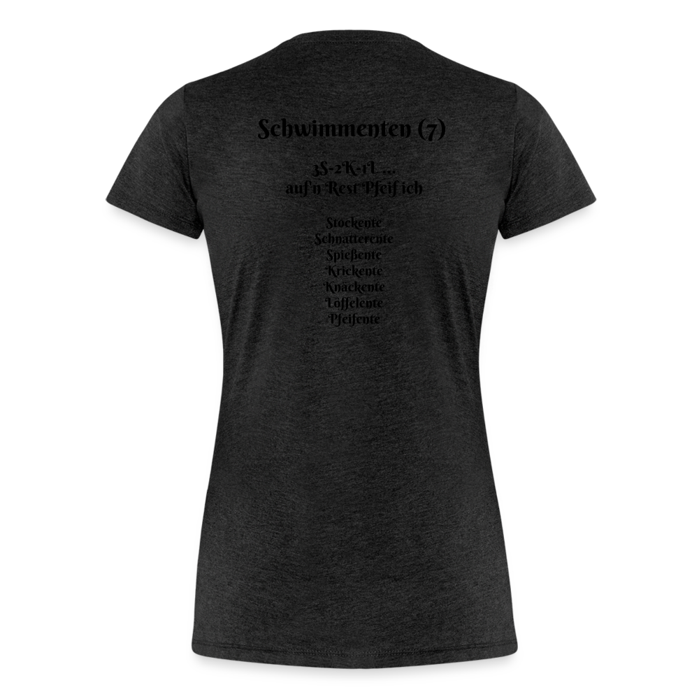 SauHunt T-Shirt für Sie (Premium) - Schwimmenten - Anthrazit