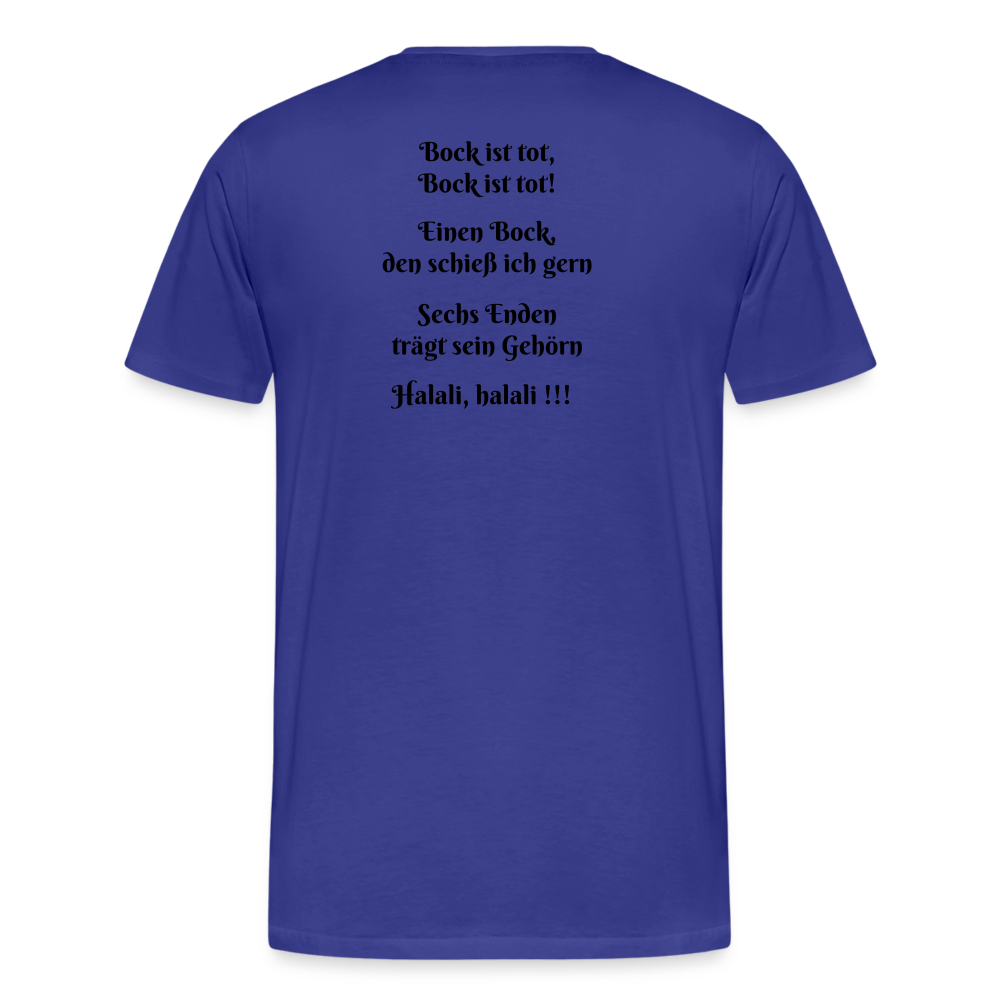SauHunt T-Shirt (Premium) - Reh tot - Königsblau