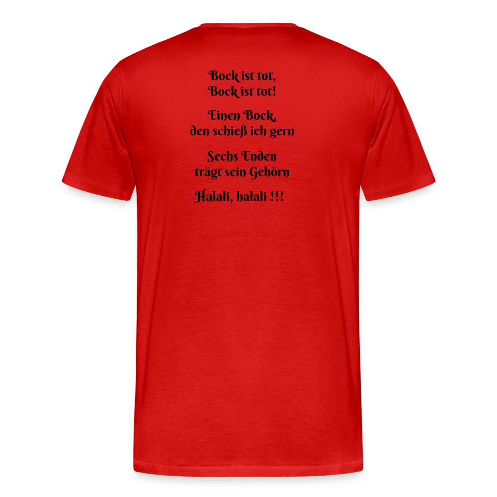 SauHunt T-Shirt (Premium) - Reh tot - Rot