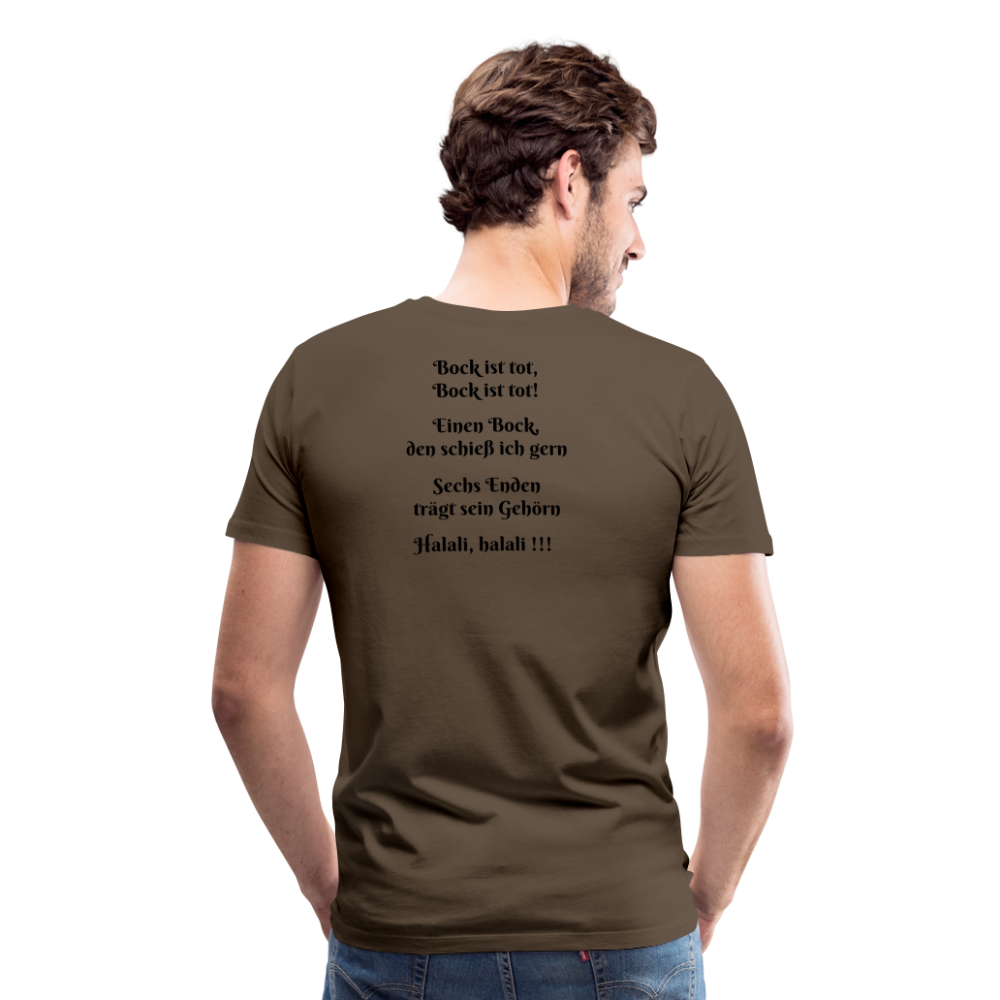 SauHunt T-Shirt (Premium) - Reh tot - Edelbraun