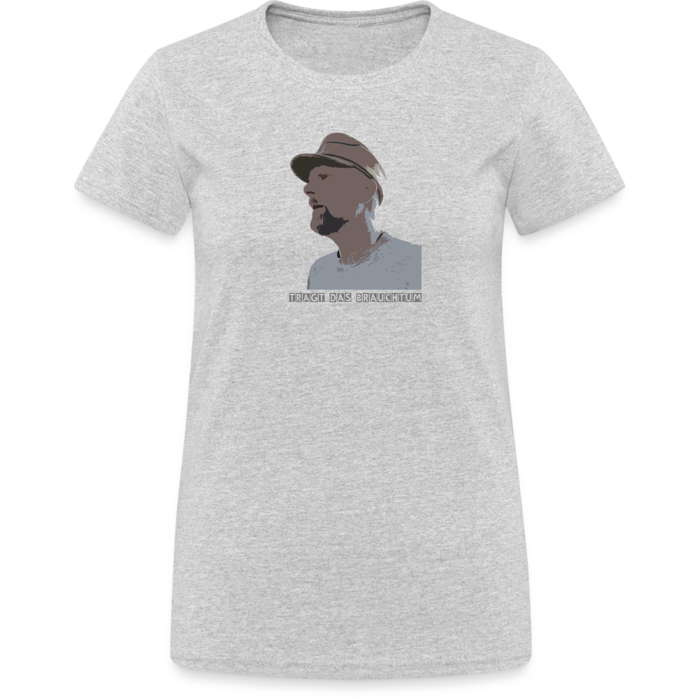 SauHunt T-Shirt für Sie (Gildan) - Brauchtum - Grau meliert