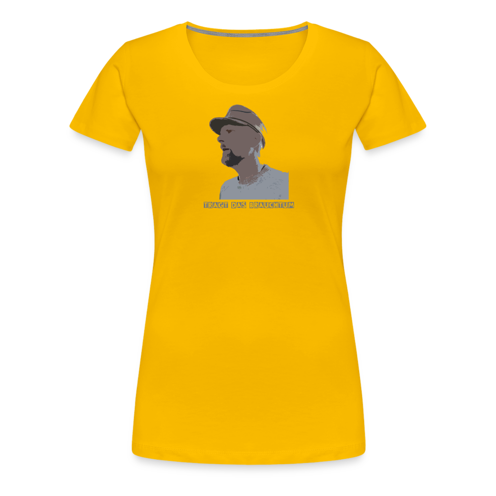 SauHunt T-Shirt für Sie (Premium) - Brauchtum - Sonnengelb